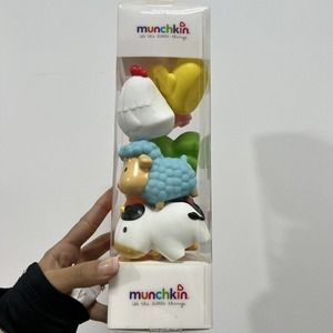 🎁 NEW Munchkin 8-pk. Wild Bath Squirts One Size Multi Farm Themed 🎄